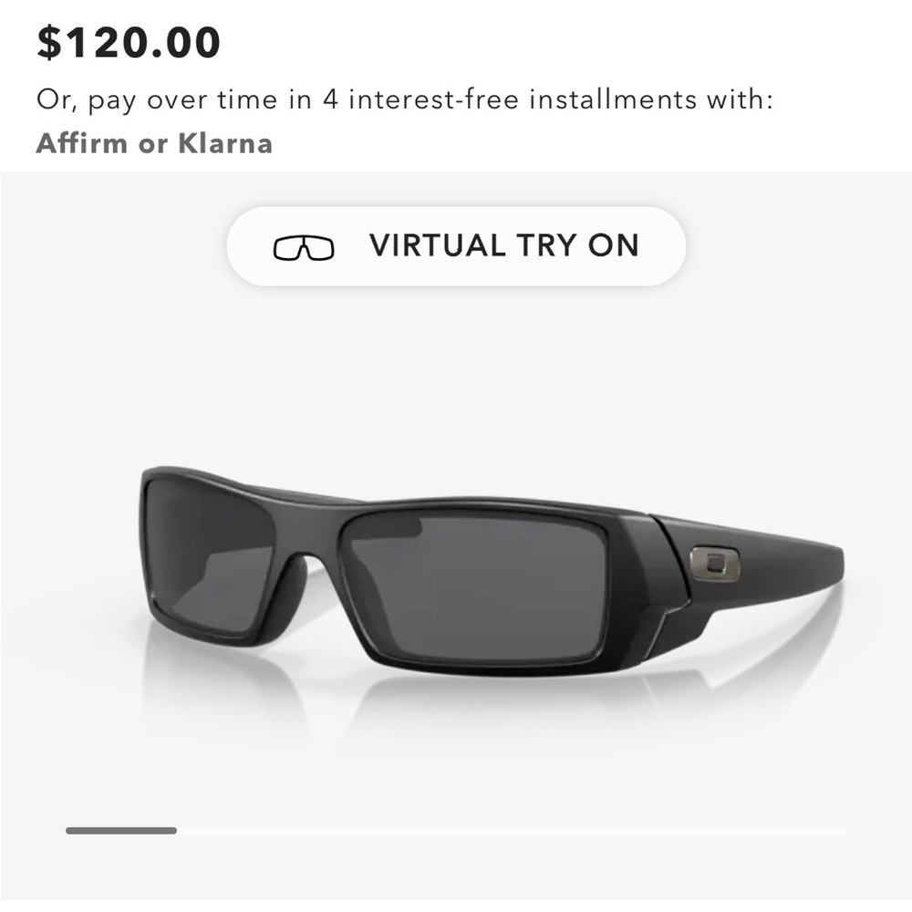 Oakley Gascan sunglasses 03-473 matte black